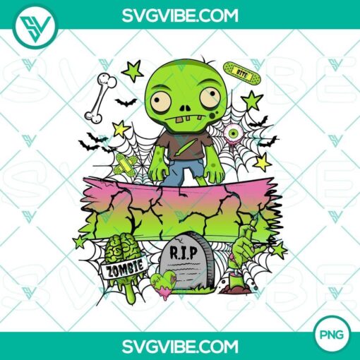 custom plants vs zombies name png for halloween kid mockup