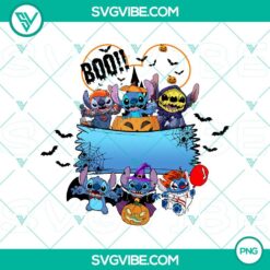 Halloween, Personalized Files, PNG Files, Custom Stitch Halloween PNG with Name 1