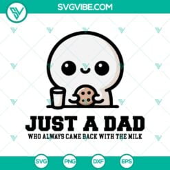 Dad, Family, Fathers Day, SVG Files, Cute Father’s Day SVG, Just A Dad 13