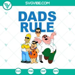 Cartoons, Dad, Family, Fathers Day, SVG Files, Dad Icons SVG: Homer, Bob, Fred, 1