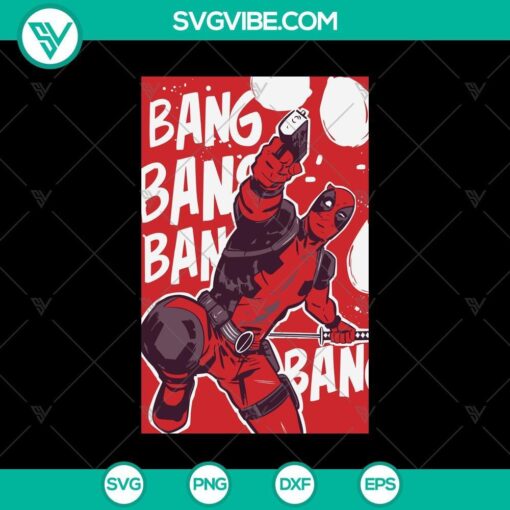 deadpool comic action svg marvel deadpool svg png mockup