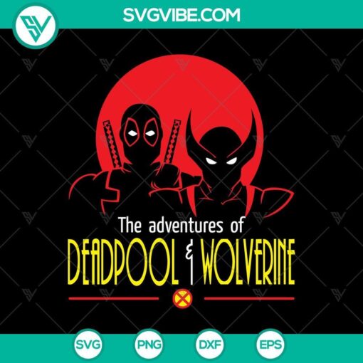 deadpool wolverine adventures svg png clipart silhouette mockup