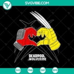 Movies, SVG Files, Deadpool & Wolverine Clipart in SVG & PNG Format 4