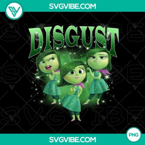 disgust inside out 2 png sublimation design mockup