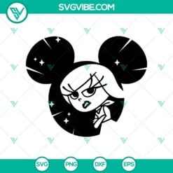 Disney, SVG Files, Disgust SVG, Inside Out 2 SVG, Disgust Disney Mouse Ears SVG 7