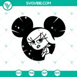 Disney, SVG Files, Disgust SVG, Inside Out 2 SVG, Disgust Disney Mouse Ears SVG 2