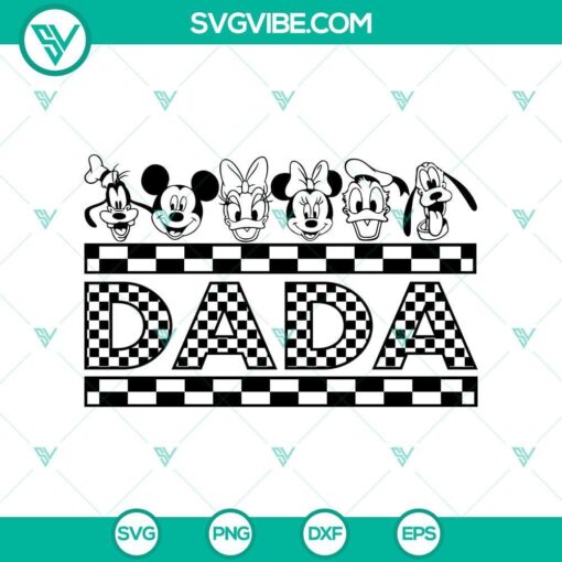 disney dad squad svg mickey friends father s day svg mockup