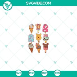 Seasons, Summer, SVG Files, Disney Ice Cream SVG, Mouse Ice Cream SVG, Disney 9