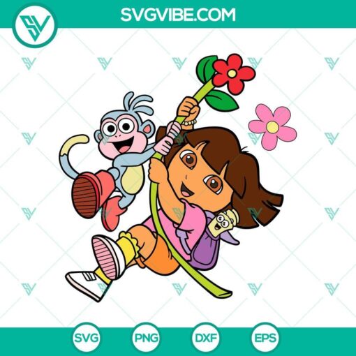 dora the explorer vector designs in svg dxf eps png for silhouette clipart mockup