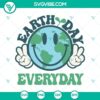 Earth Day Peace Emblem & Daily Smile SVG Cut Files with environmentally themed design elements and cheerful motifs, perfect for craft projects.