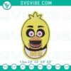 FNAF Chica the Chicken embroidery pattern, featuring a horror game character design with vibrant colors and intricate details.