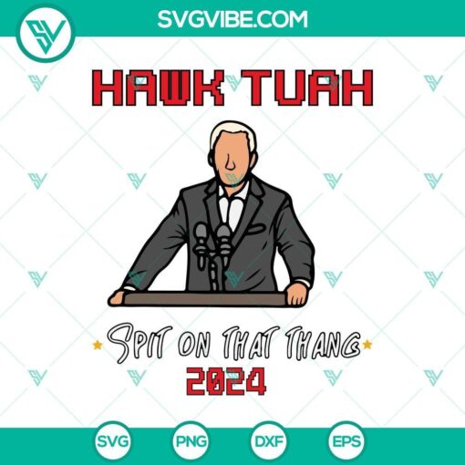 funny joe biden hawk tuah svg spit on that thang 2024 svg mockup