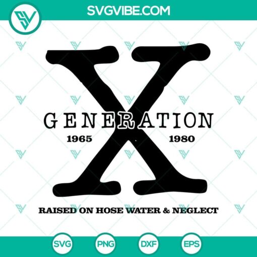 generation x svg png cricut files mockup