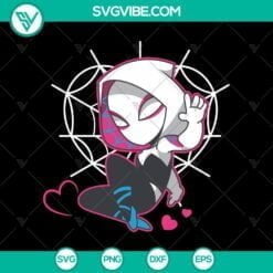 Movies, SVG Files, Gwen Stacy, Spider-Gwen, Spider-Woman SVG Files Gwen Stacy, 3