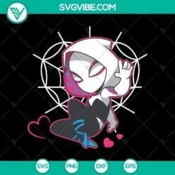 Movies, SVG Files, Gwen Stacy Spider-Woman Vector Clipart in SVG & PNG 2