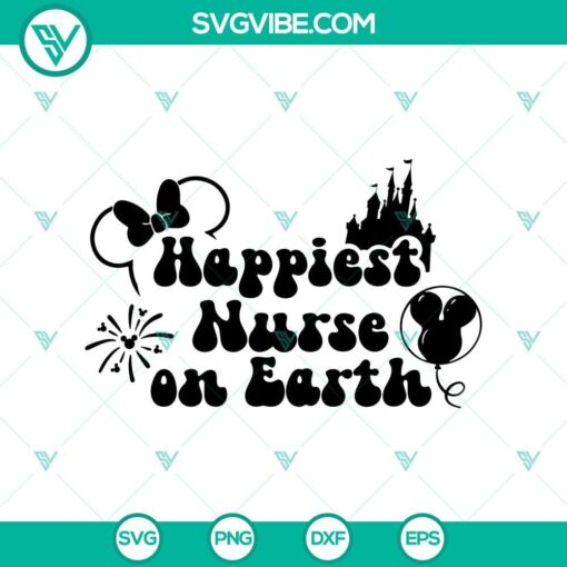 happy earth s nurse svg disney nurse mickey svg mockup