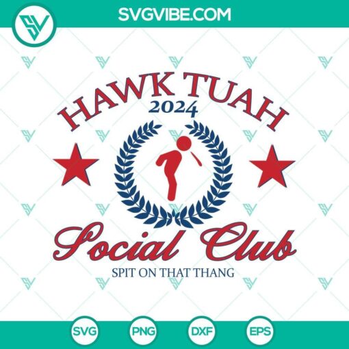 hawk tuah 2024 svg social club spit on that thang svg viral hawk tuah svg hawk tuah 24 svg mockup