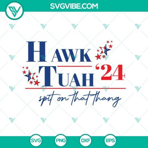 hawk tuah 24 spit on that thang svg mockup