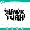 Hawk Tuah SVG Cut Files for Cricut & Silhouette, intricate and detailed bird design perfect for crafting projects.