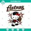 Baseball, Sports, SVG Files, Hello Kitty Astros H-Town & Houston Texas SVG, 13