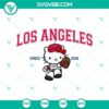 Hello Kitty MLB Los Angeles Angels logo clipart in SVG, PNG, DXF, and EPS formats for digital use.