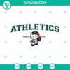 Hello Kitty Oakland A's logo design in SVG, PNG, DXF, EPS formats ideal for MLB fans.