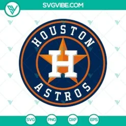 Baseball, Sports, SVG Files, Houston Astros Emblem SVG and PNG Downloads 2