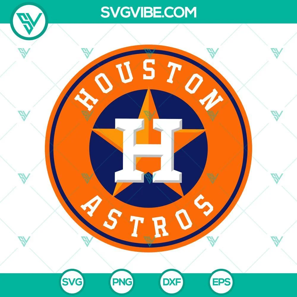 Baseball, Sports, SVG Files, Houston Astros Logo SVG, Baseball SVG, Astros 1