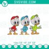 Huey Dewey Louie embroidery file featuring classic Disney duck trio stitch design, perfect for crafts and projects.