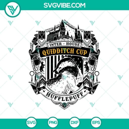 hufflepuff quidditch svg potter series team graphic mockup