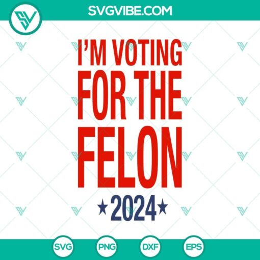 i m supporting the convict 2024 svg mockup