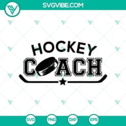 Hockey, Sports, SVG Files, Ice Hockey Coach SVG File hockey  3