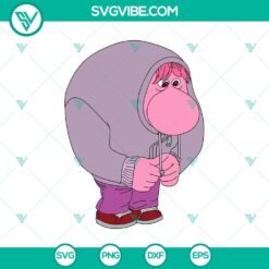 Disney, SVG Files, Inside Out 2 & Embarrassment Character SVG Inside Out 2  24