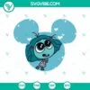 Disney, SVG Files, Silhouette Inside Out 2 SVG, Inside Out 2 Characters SVG PNG 14