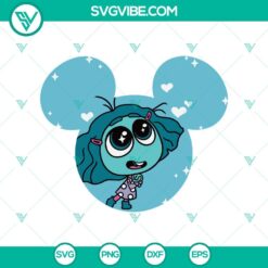 Disney, SVG Files, Inside Out 2 Envy SVG, Inside Out 2 Mouse Ears SVG, Envy 4