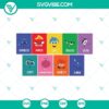 Inside Out 2 SVG characters with PNG Cricut files, featuring popular animated movie characters in digital format for crafts and projects.