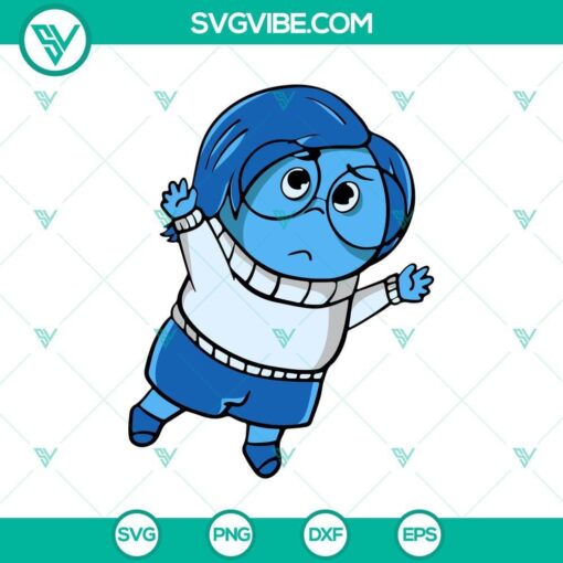 inside out sadness svg png ultimate sadness pack mockup