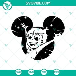 Disney, SVG Files, Joy SVG, Inside Out 2 SVG, Joy Disney Mouse Ears SVG Inside 6