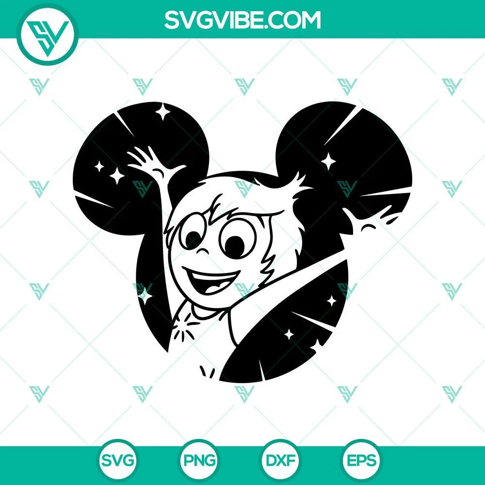 Disney, SVG Files, Joy SVG, Inside Out 2 SVG, Joy Disney Mouse Ears SVG Inside 1