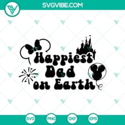 Dad, Disney, Family, Fathers Day, SVG Files, Joyful Disney Dad SVG, Happy 23