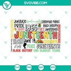 Juneteenth, SVG Files, Juneteenth 1865 Vector Art, Black Heritage 2