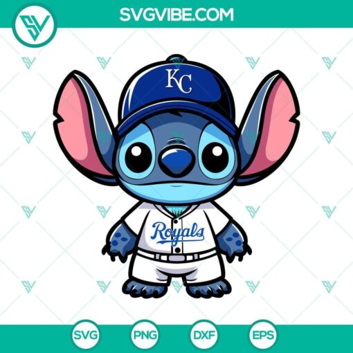 kansas city royals stitched baseball svg png dxf eps mockup