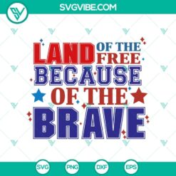 American, SVG Files, Veteran, Land Of The Free, Thanks To The Brave SVG, 2