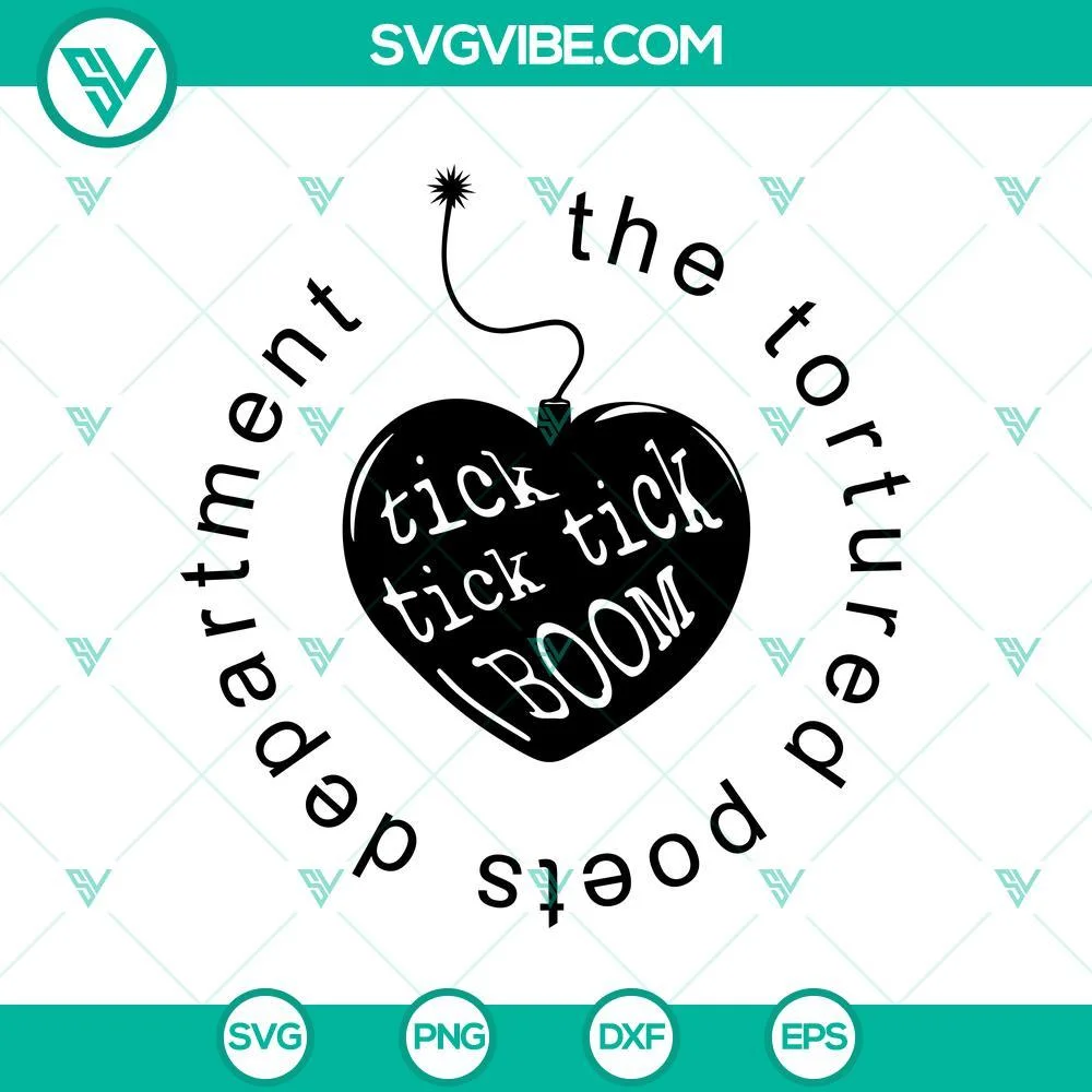 Musics, SVG Files, Love Bombs & Tortured Poets Taylor Swift SVG Taylor 1