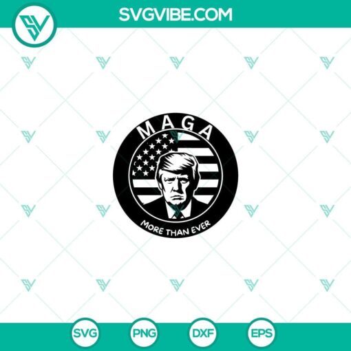 maga svg more than ever president trump svg donald trump 2024 svg mockup