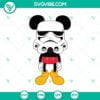 Disney, Movies, SVG Files, Mickey as Darth Vader SVG, Star Wars Mickey SVG PNG 13