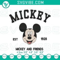 Disney Embroidery Designs, Embroidery Designs, Mickey & Friends Embroidery 2