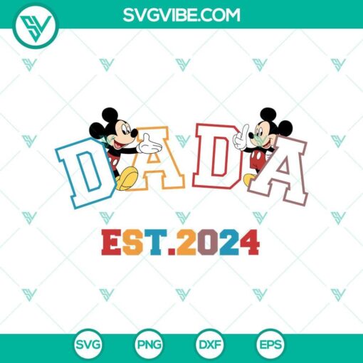 mickey mouse dad 2024 svg disney father svg happy father s day svg mockup