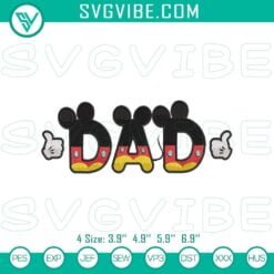 Disney Embroidery Designs, Embroidery Designs, Mickey Mouse Father's Day 17