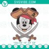Mickey Mouse Pirate adventure-themed embroidery patterns, Disney design with pirate appeal for crafting.